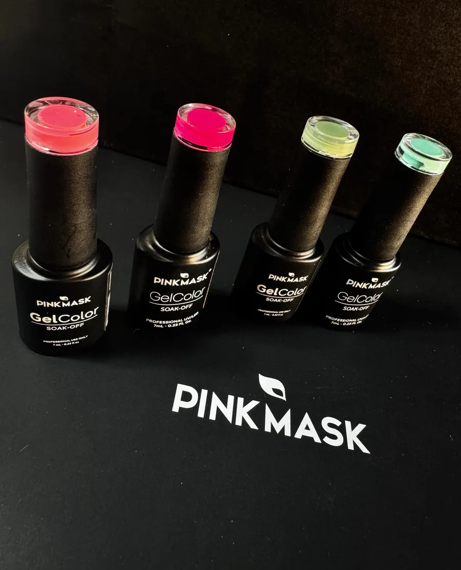 Esmaltes GelColor de Pinkmask en cuatro colores